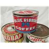 Image 4 : LOT OF 3 COFFEE TINS