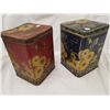 Image 5 : RED AND BLUE TETLEY'S TEA TINS