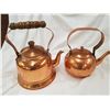 Image 4 : 2 COPPER TEA POTS