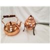 Image 1 : 2 COPPER TEA POTS