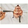 Image 4 : 2 COPPER TEA POTS