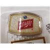 Image 4 : 3 BEER ADVERTISING BELT BUCKLES