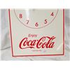 Image 2 : COCA-COLA METAL CLOCK, 13 X 9