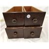 Image 1 : 4 SEWING MACHINES, WOODEN DRAWERS