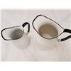 Image 4 : 2 ENAMEL MILK JUGS