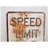 Image 4 : VINTAGE SPEED LIMIT 20 SIGN