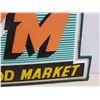 Image 4 : MM FOOD MARKET SIGN, 42 X 36"