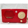 Image 1 : RED ELECTROHOME WORKING RADIO, 11 INCHES LONG