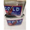 Image 1 : 2 COCA-COLA TIN ICE BUCKETS, 16 INCHES