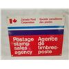 Image 2 : OLD 2 SIDED CANADA POST SIGN 11 X 8 *METAL*