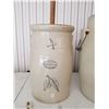 Image 1 : REDWING #4 WOODEN LID AND BUTTER CHURN AND 2 LEAF