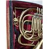 Image 2 : BRASS FRENCH HORN, MISSING MOUTH PIECE