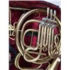 Image 3 : BRASS FRENCH HORN, MISSING MOUTH PIECE