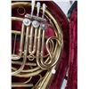 Image 4 : BRASS FRENCH HORN, MISSING MOUTH PIECE