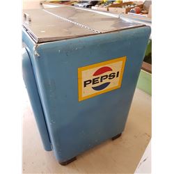 ANTIQUE PEPSI COOLER, WORKS, 44 X 24