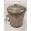 Image 3 : ANTIQUE METAL BUTTER CHURN, 16" HIGH