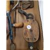 Image 3 : TOOL LOT, PULLEY, DRILL ETC.