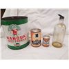 Image 1 : AUTO RELATED TINS AND BOTTLE