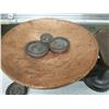 Image 3 : ANTIQUE BALANCE SCALE WITH WEIGHTS
