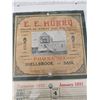 Image 3 : E.E. HURRY SHELLBROOK, SK 1930/31 CALENDAR 17 X 10"