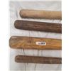 Image 5 : 4 WOODEN BATS LOT #2