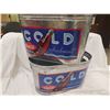 Image 1 : 2 TIN COKE COOLERS 16" LONG