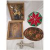 Image 1 : RELIGIOUS ITEMS STAINED GLASS, CHRISTMAS