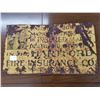 Image 1 : OLD HAFFORT INSURANCE TIN SIGN 19" X 11"