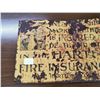 Image 4 : OLD HAFFORT INSURANCE TIN SIGN 19" X 11"