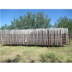 6-30' Metal Wind Break 5 Bar Self Standing Panels (One Money for All)