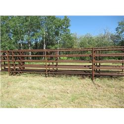 6- 30' Metal 5 Bar Wind Break Self Standing No Boards (One Money for All)