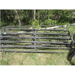 3- Behlen Metal 12' 6 Bar Gates w Hinges & Chain Locks (One Money for All)