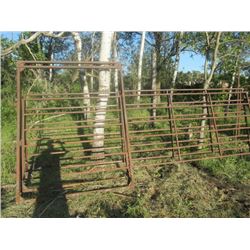 2- Metal 14' 6 Bar Framed Gates (One Money for All)