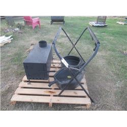Wood Heater, Saddle Rack & Oil Catch (One money for All)