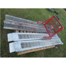 2 Sets Loading Ramps & Tractor Front End Guard (One money for All)