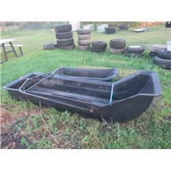Poly Snowmobile SLeighs, & Hand Pull Poly Sleigh (One money for All)