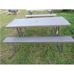 Lifetime Folding Poly Picnic Table