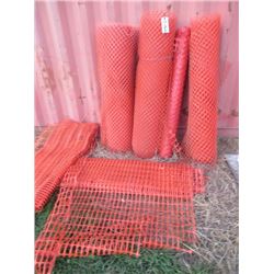 6 Partial Rolls Snow Fence