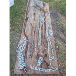 Gate Lock Chains w Snap Chain Link