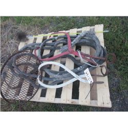 2 Ice Tongs, Chimney Sweep, Tow Rope & Camping Grill  (One money for All)