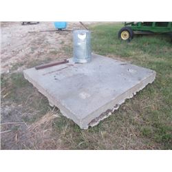 Concrete Pad, 6' x 6' , 6" Thick