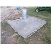 Image 1 : Concrete Pad, 6' x 6' , 6" Thick