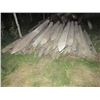 Image 2 : 51 Treated Sharpened Fence Posts 7' to 8'- Over 1/2 are 7' (One money for All)