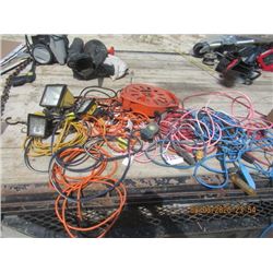 Halogen Lights, Ext Cords, & Timer