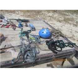 Halters, Leads, Riding Helmet, Whips, Synch & Folding Saddle Stand