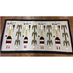Vintage Navajo Pictorial Textile