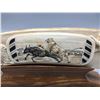Image 2 : Scrimshaw and Carved Fossilized Ivory Artwork Statue