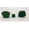 Image 10 : Three Scrimshaw Fossilized Ivory Pieces