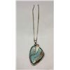 Image 2 : Large Turquoise Pendant