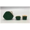 Image 9 : Three Scrimshaw Fossilized Ivory Pieces